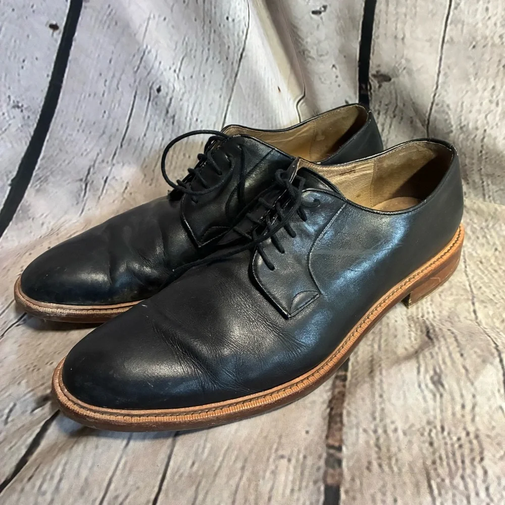 Gordon Rush Hester Black Leather Oxfords‎ Men’s Size 12 Lace Up Dress Shoes GUC